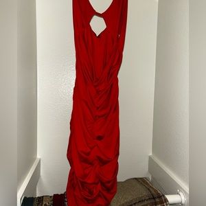 Beautiful skintight red dress!